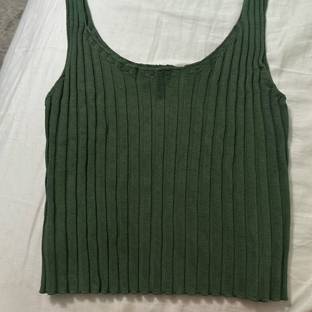 stretchy material top